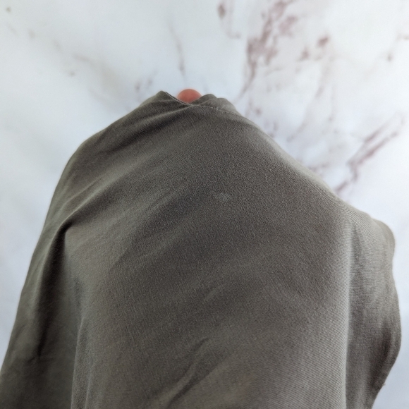 Everlane Bodysuit Women Large Brown Thong Off The Shoulder Supima Cotton Mocha - Picture 3 of 11